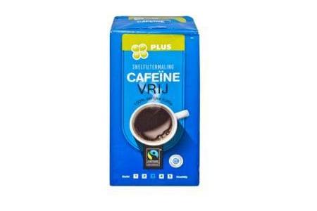 plus cafeinevrij filterkoffie fairtrade