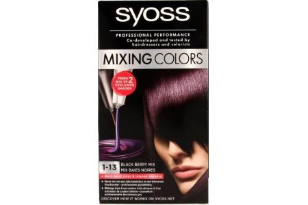 syoss mixing colors