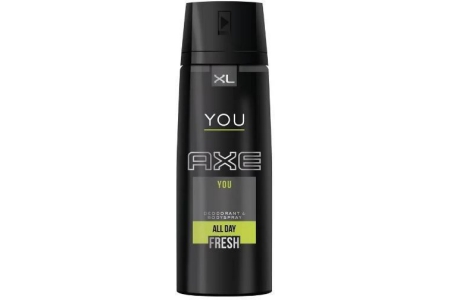 axe you xl deodorant spray