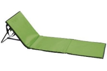 crivit r campingmat met rugsteun groen