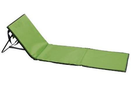 crivit r campingmat met rugsteun groen