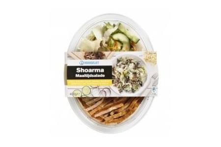 hoogvliet maaltijdsalade shoarma