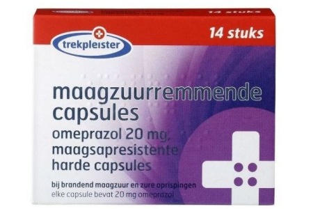 trekpleister omeprazol 20mg maagzuurremmende capsules