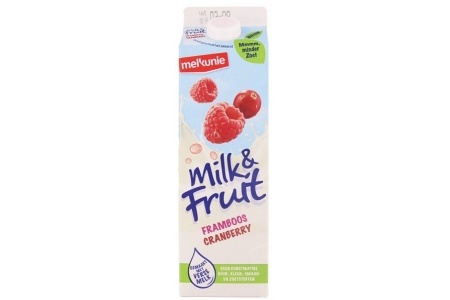 milk en fruit framboos cranberry
