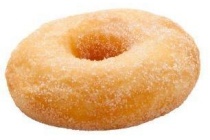 gesuikerde donut