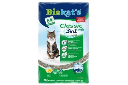 biokat s classic fresh 3 in 1 kattenbakvulling