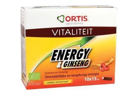 ortis energy en ginseng vitaliteit bio