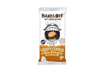 hands off crispy cookie salted caramel