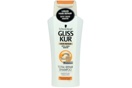 gliss kur total repair shampoo 250 ml