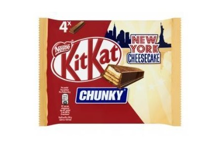 kitkat chunky cheesecake
