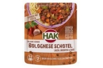 hak bolognese schotel