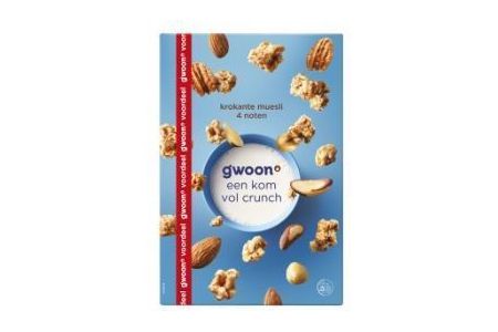 g woon krokante muesli 4 noten