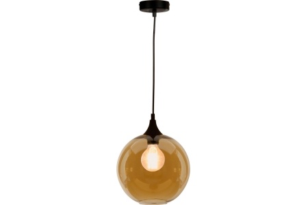 hanglamp glas bol goud