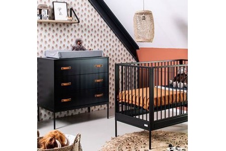 babykamer bliss 3 delig zwart