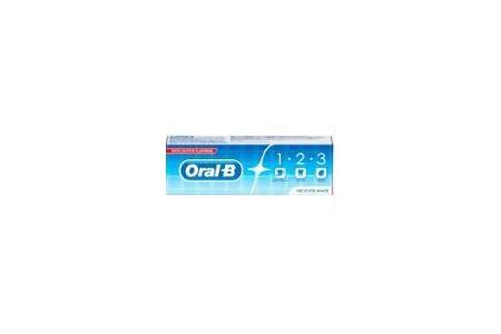 oral b tandpasta 123 delicate whitening