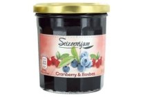 seizoensjam cranberry en bosbes