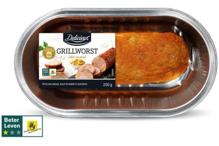 delicieux grillworst met mosterd