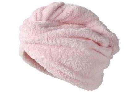 tulband handdoek roze