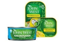 john west tonijnstukken makreel of haringfilets