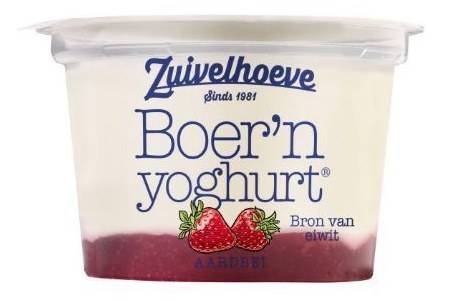 zuivelhoeve boer n yoghurt aardbei