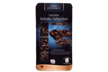 gevulde chocoladereep cacao