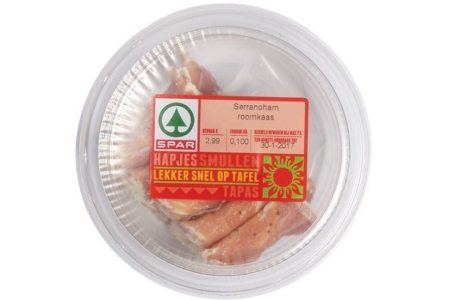 spar salami met geitenkaas