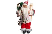 decoratieve kerstman xl 37 cm rood