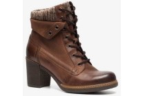 hush puppies leren dames veterboots