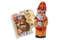 de heer schoenletter s of chocolade sintfiguur