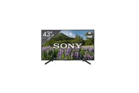 sony 4k uhd tv kd 43xd7096