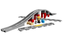 lego duplo treinbrug en rails