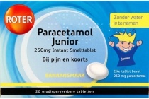 roter paracetamol junior smelttabletten