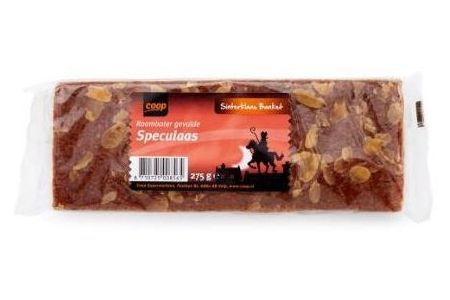 coop speculaas van de bakkerijafdeling