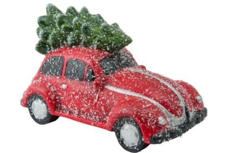 decoratieve kerst auto