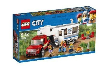 lego city pick up truck en caravan 60182