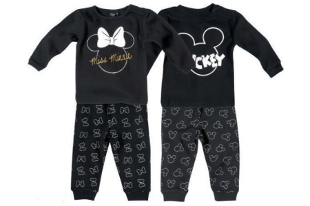 baby pyjama mickey en minnie mouse