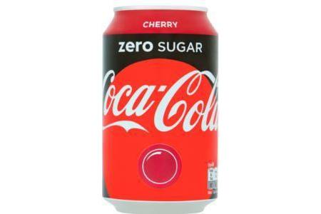 coca cola zero cherry blikje