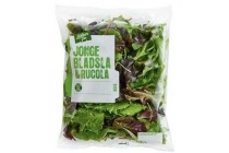 jonge bladsla en rucola