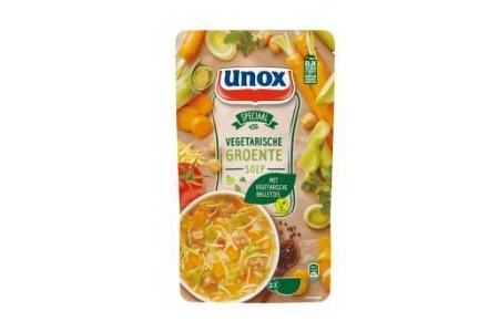 unox soep groente vega