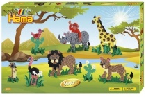 hama strijkkralenset safari