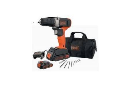 black decker accu schroef boormachine