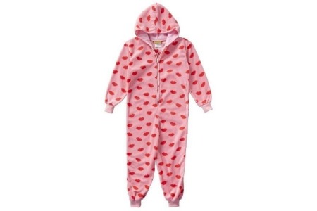 little diva kinderonesie met lippenprint