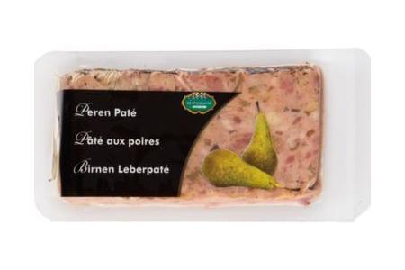 pate met roquefort en peren