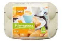 coop scharreleieren doos 6 stuks