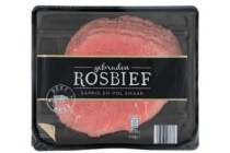 gesneden rosbief