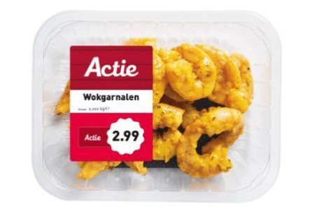 gemarineerde wokgarnalen indian curry