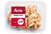 gemarineerde wokgarnalen knoflook