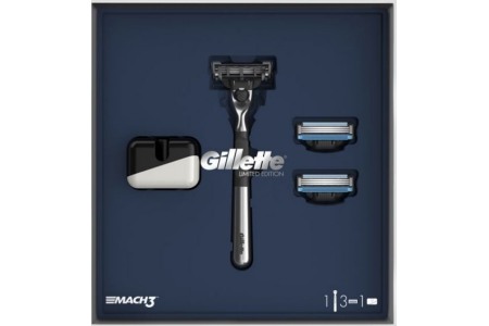 gilette mach 3 chrome geschenkset