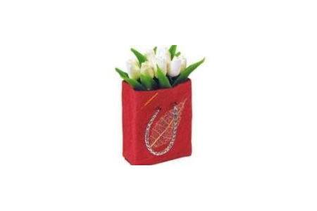 intratuin kidsworkshop paperbag met tulpen