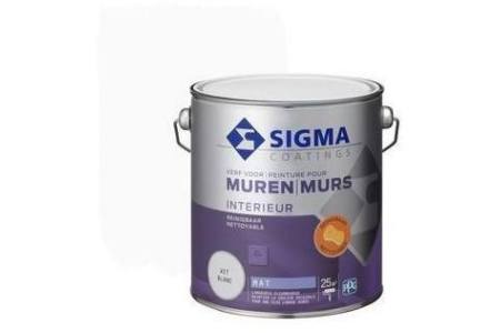 sigma reinigbare muurverf wit